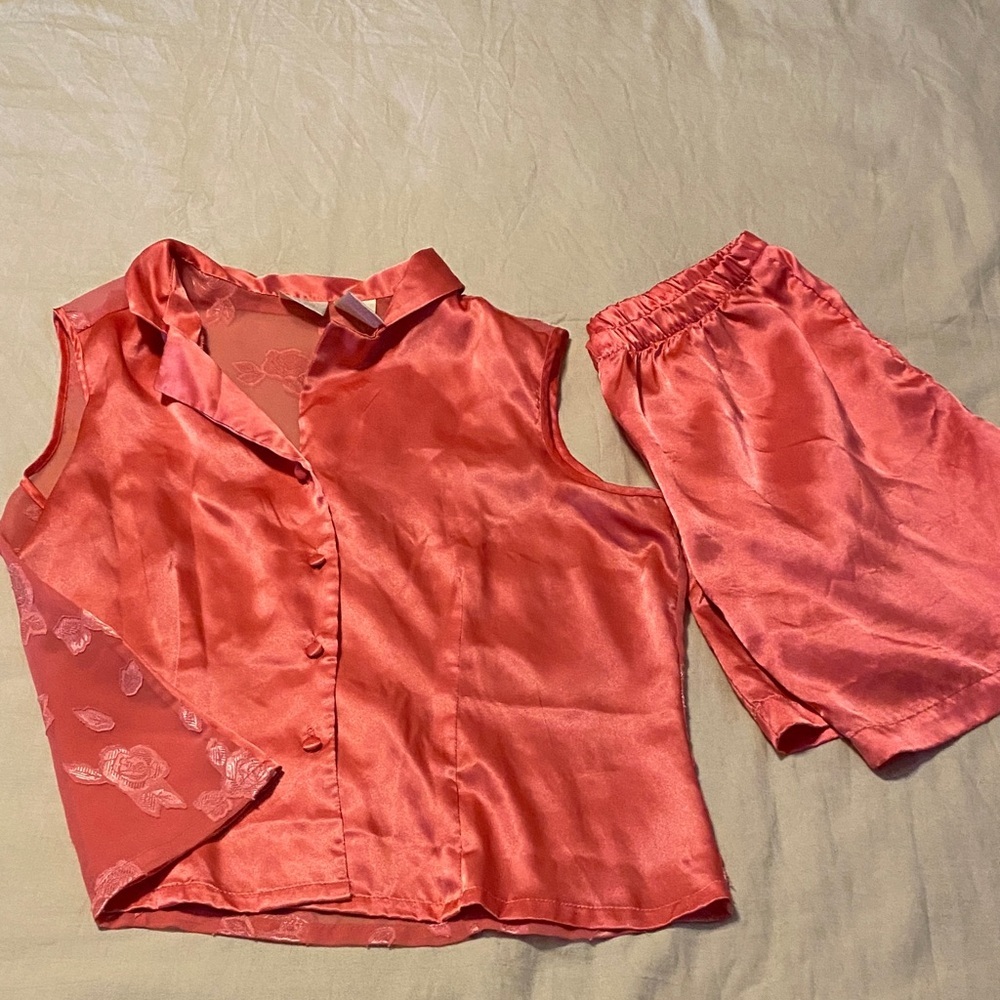 Delicate Treasures satin pj set